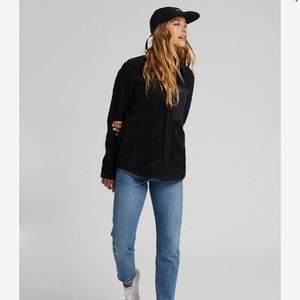 Burton Black Women's Fleece Jacket Size M